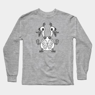 A Cavalcade of Duck (version 4) Long Sleeve T-Shirt